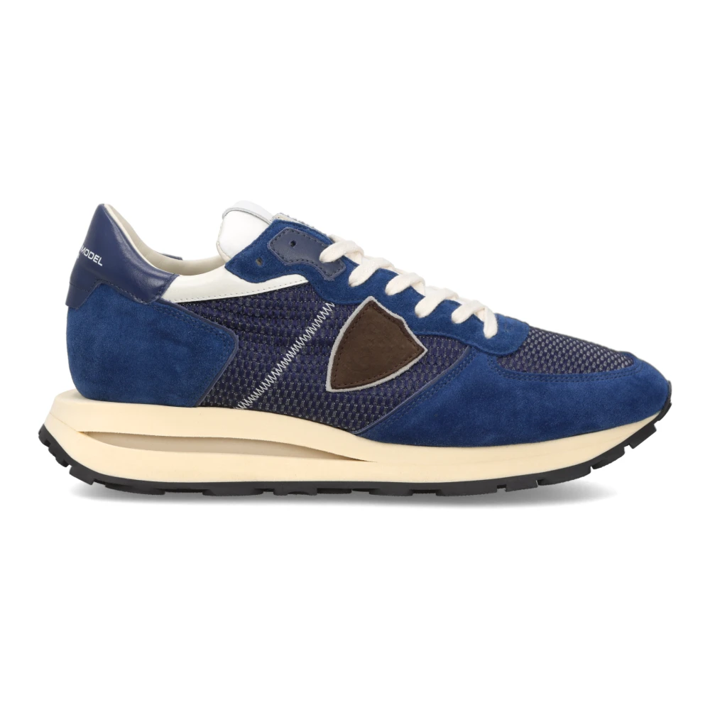Philippe Model Tropez Haute Running Heren Schoenen Blauw