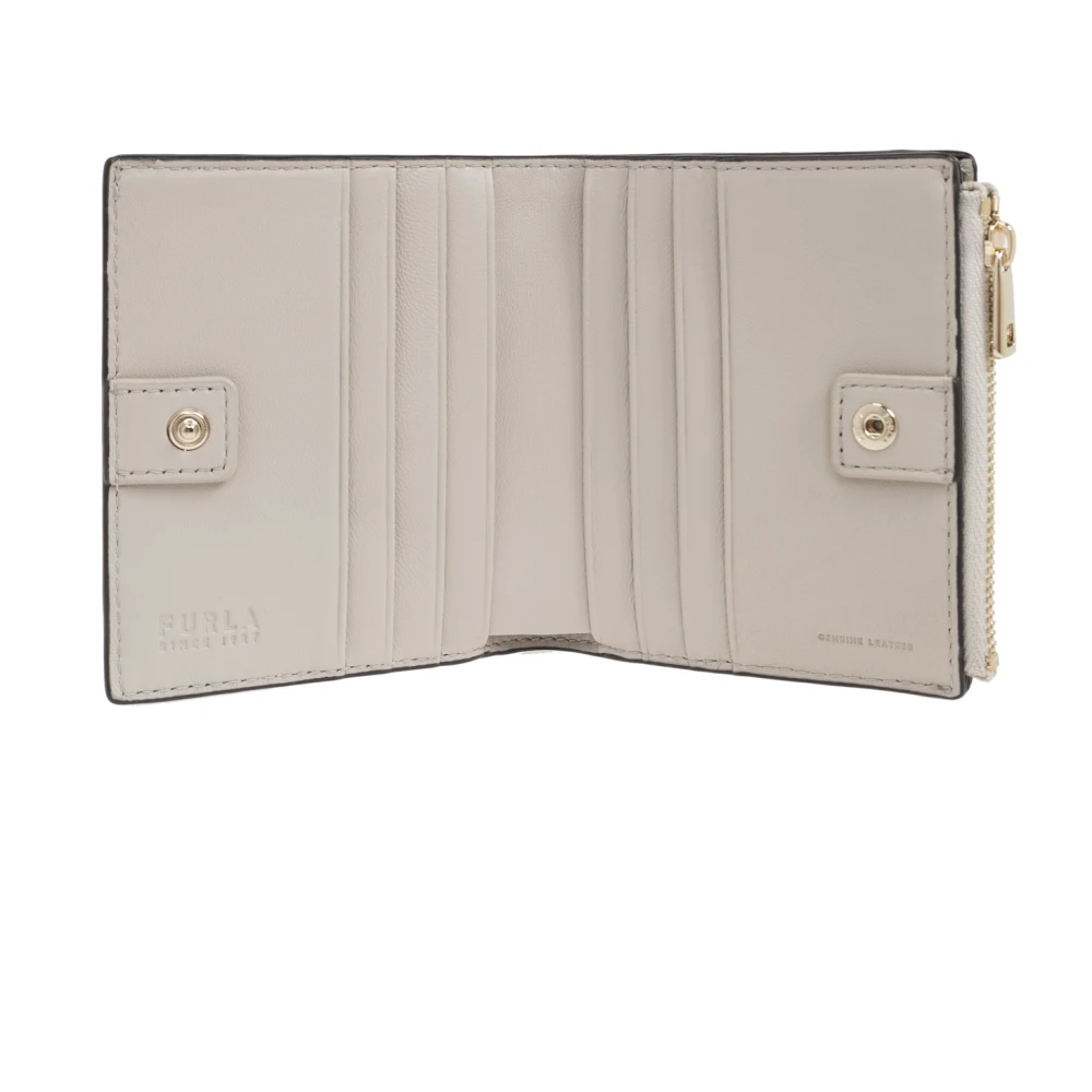 Furla Portemonnee Sfera Klein Beige Dames
