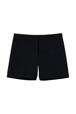 Blå Elegant Straight-leg Shorts
