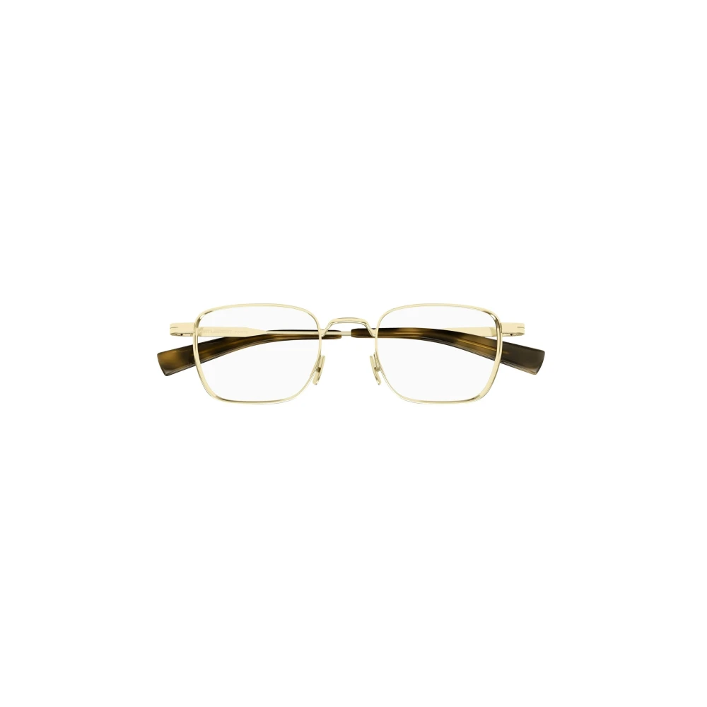 Saint Laurent Metalen montuur zonnebril Yellow Heren