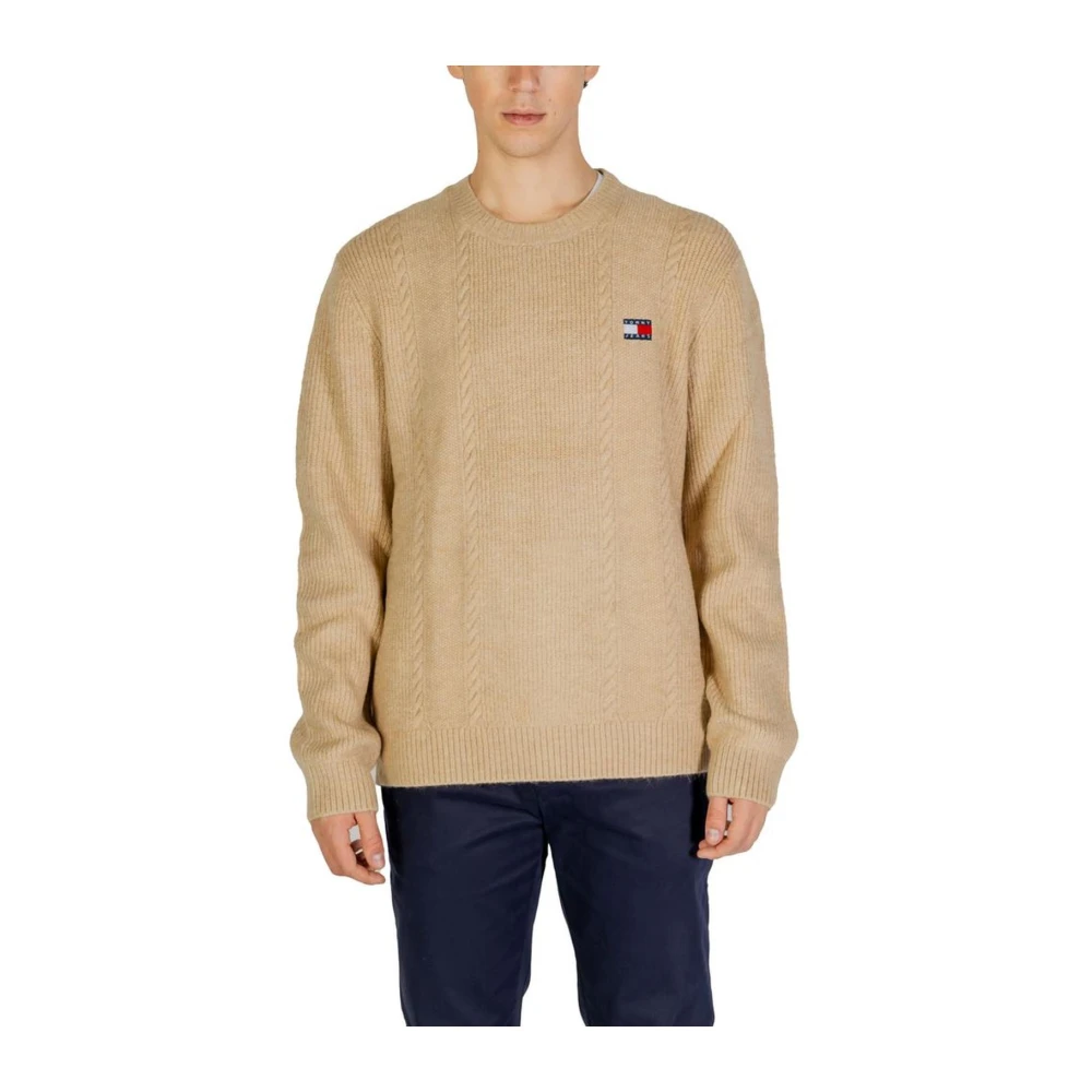 Tommy Jeans Gebreide Trui Collectie Yellow Heren