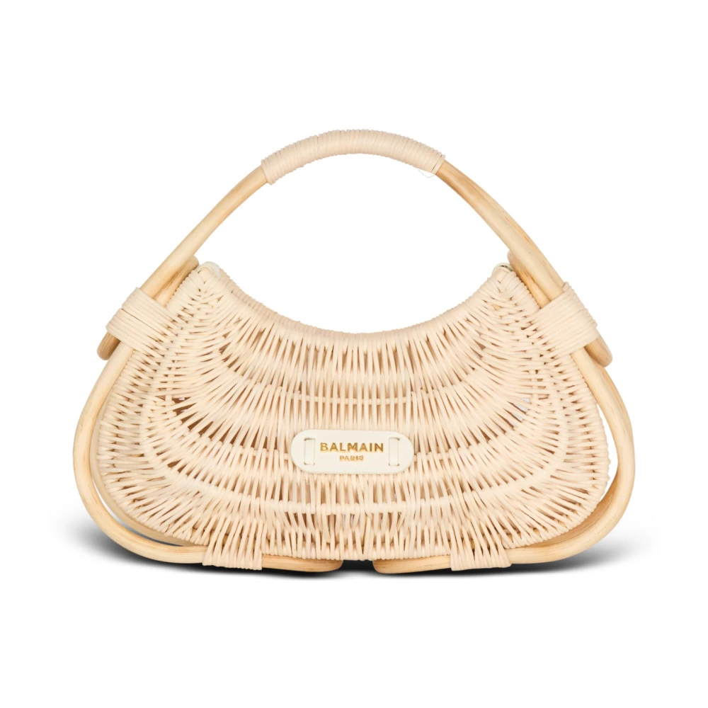 Balmain - Bags > Handbags - Beige - Balmain - Modalova