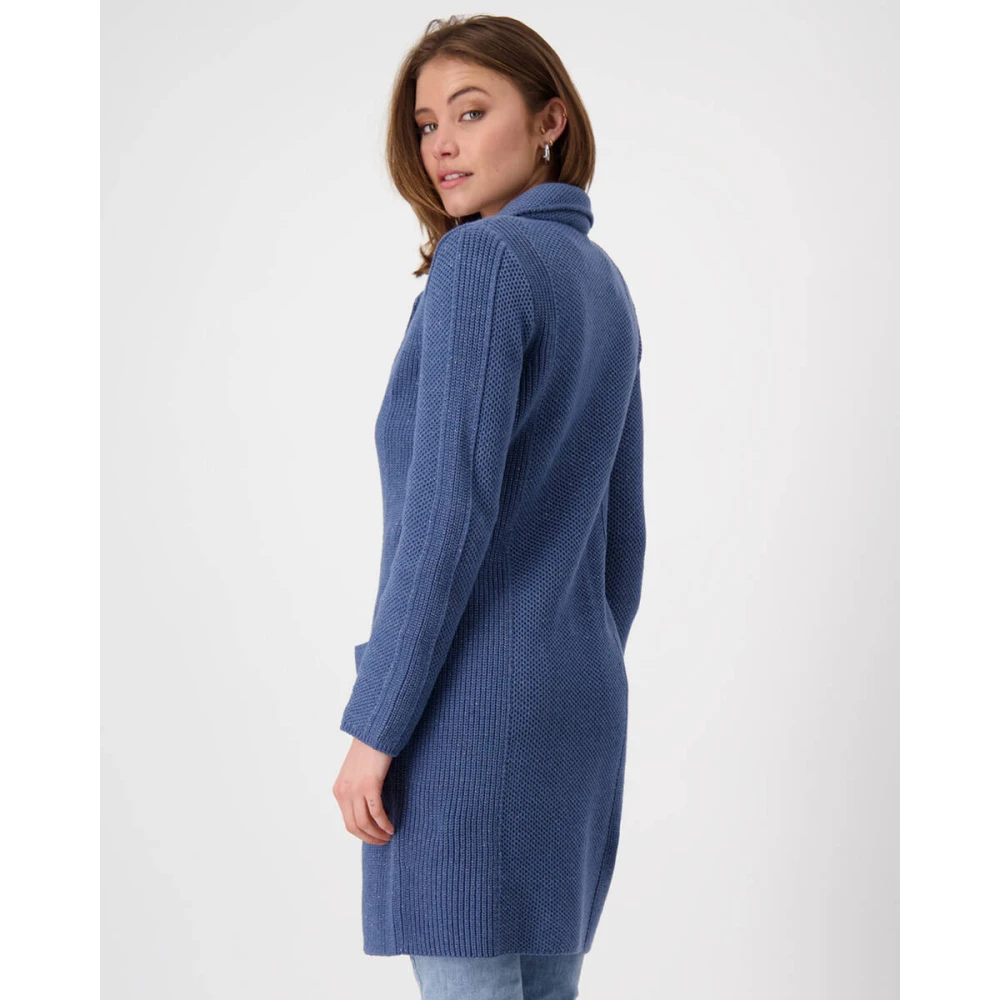 monari Gebreide Vest 807889 Blue Dames