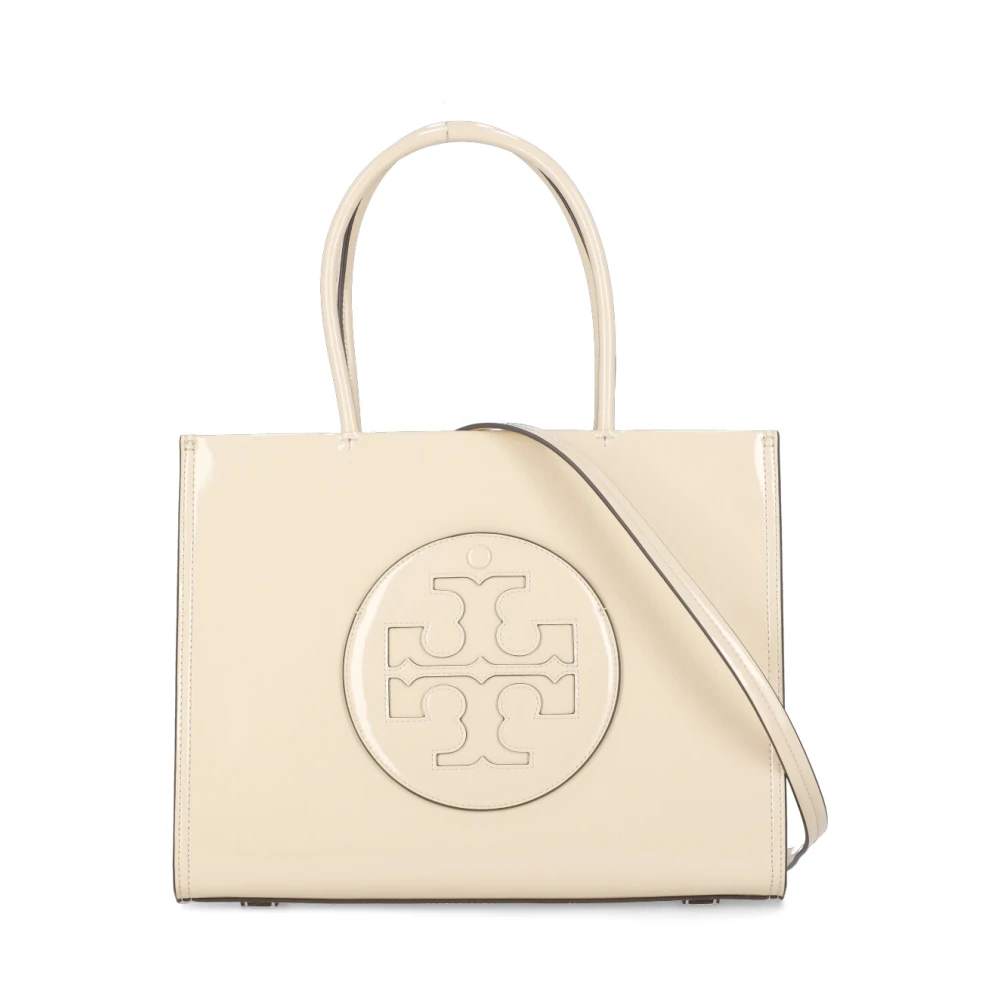 TORY BURCH Synthetisch leren damestas met handvatten Beige Dames