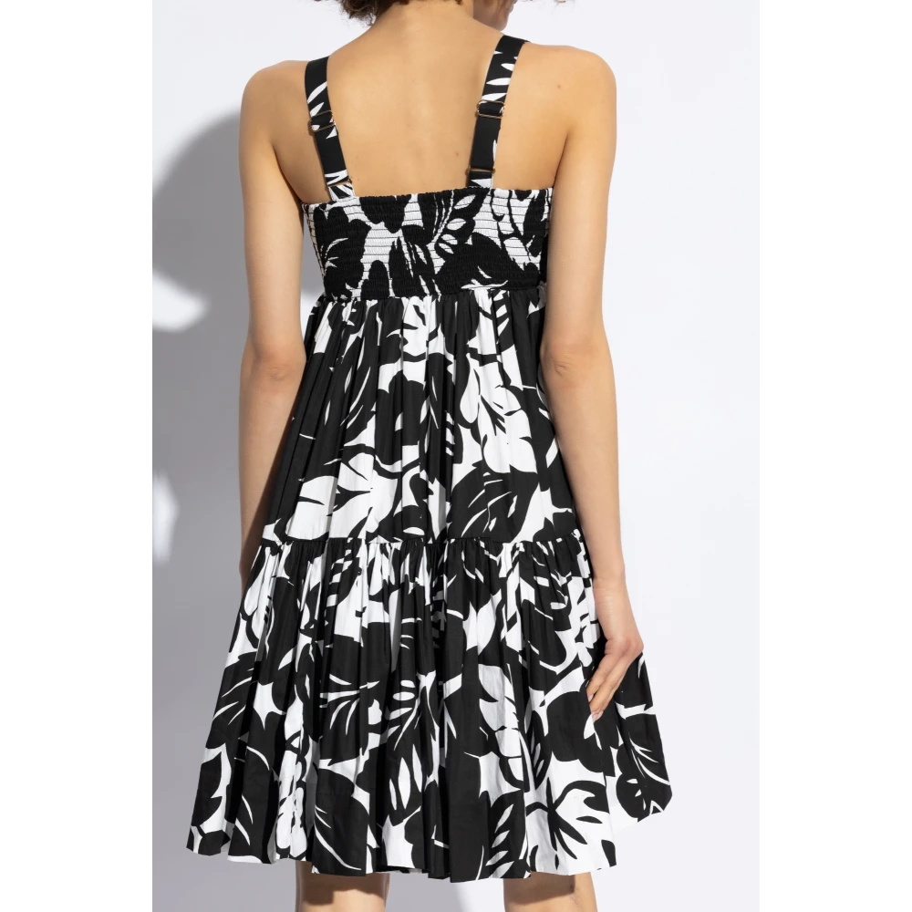 Kate Spade Jurk met bloemmotief Black Dames
