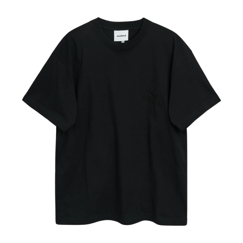 Soulland Kralen Logo T-shirt Black Unisex
