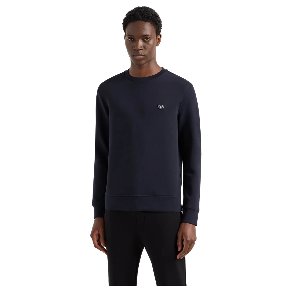 Emporio Armani Blauwe Sweater Collectie Blue Heren