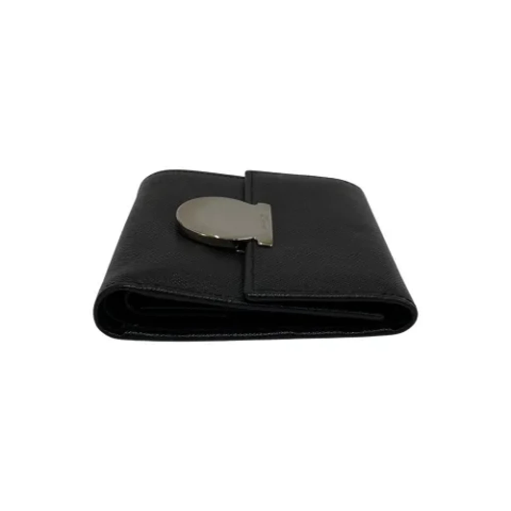 Salvatore Ferragamo Pre-owned Leather wallets Black Dames