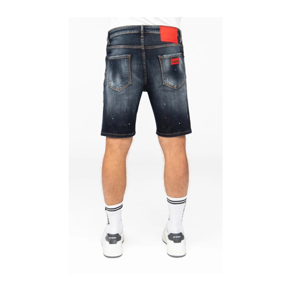 My Brand Indigo Distressed Denim Jeans Blue Heren