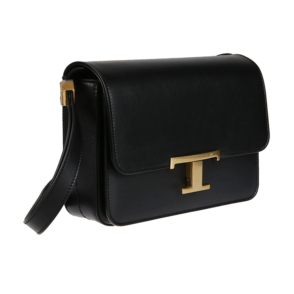 TOD'S Stijlvolle Mini Schoudertas Black Dames