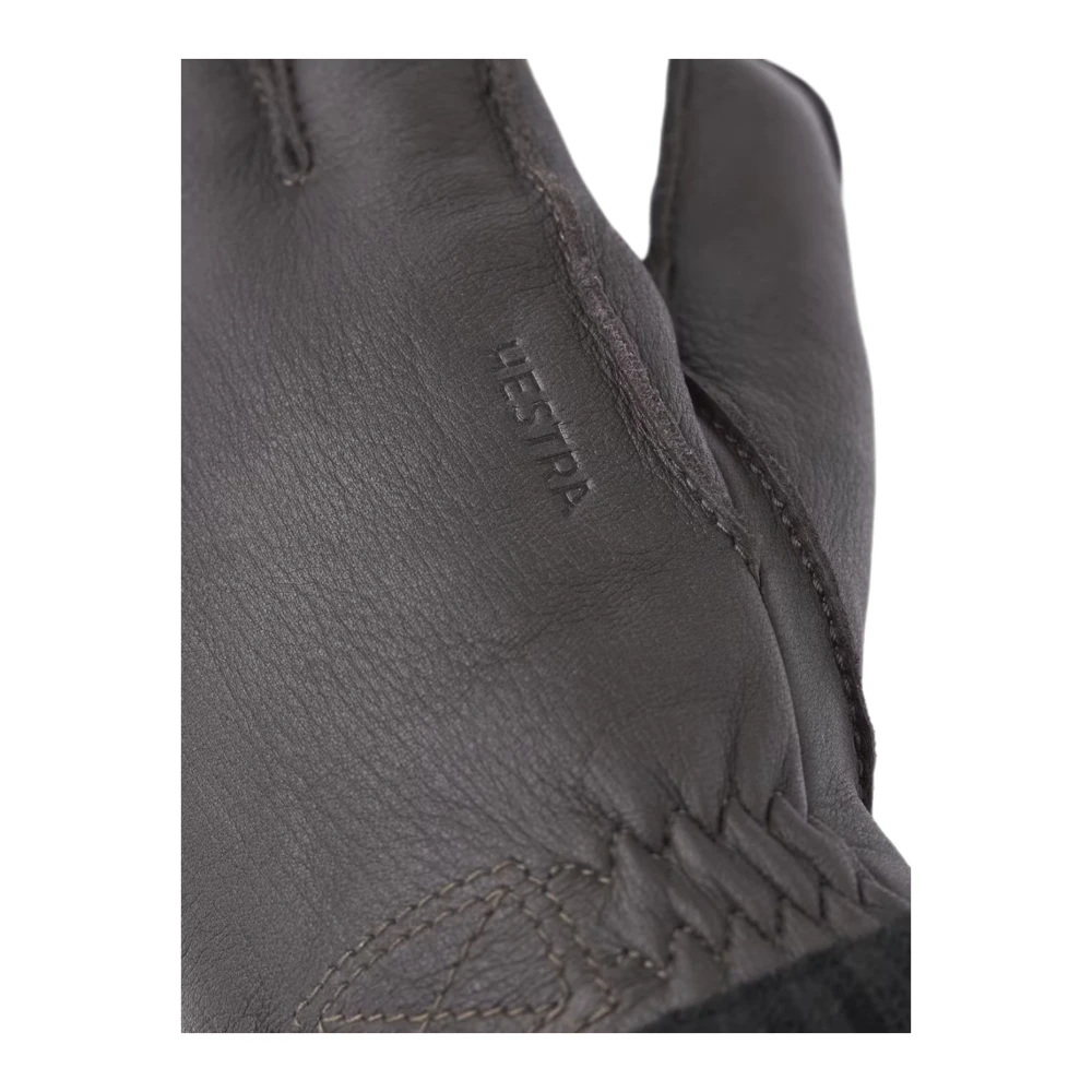 Hestra Deerskin Primaloft Rib Handschoenen Donkerbruin Brown Heren