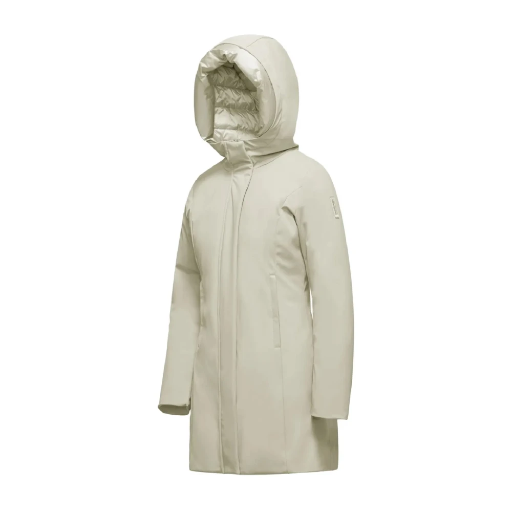 BomBoogie Grijze Winter Parka Jas Beige Dames