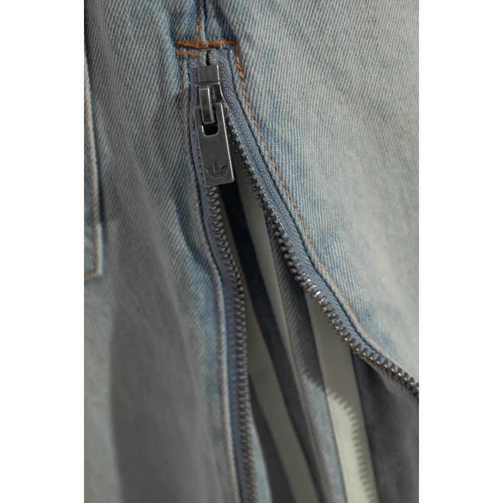 adidas Originals Wijde jeans Blue Dames