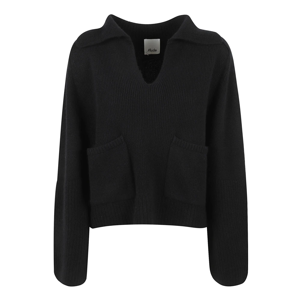 Allude Zwarte Kraag Sweater 1 1 Black Dames