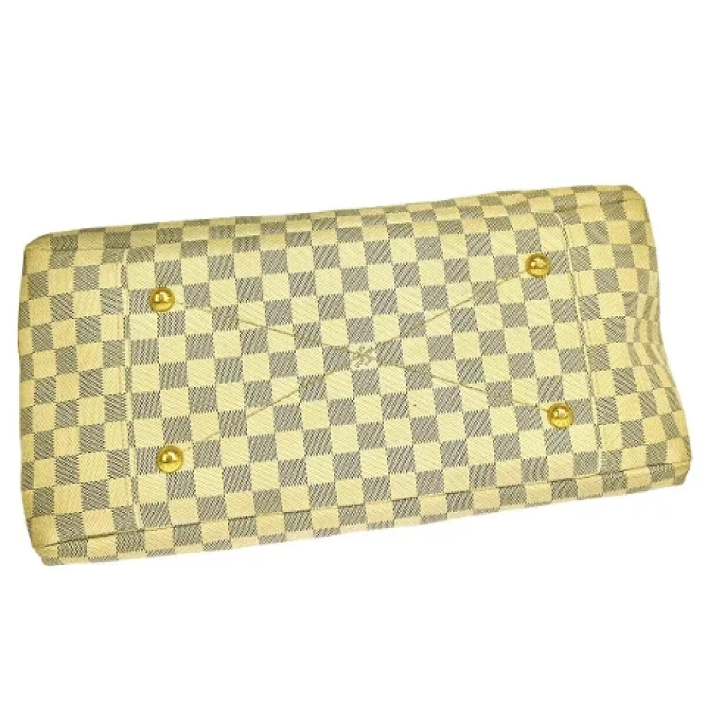 Louis Vuitton Vintage Pre-owned Fabric handbags Beige Dames