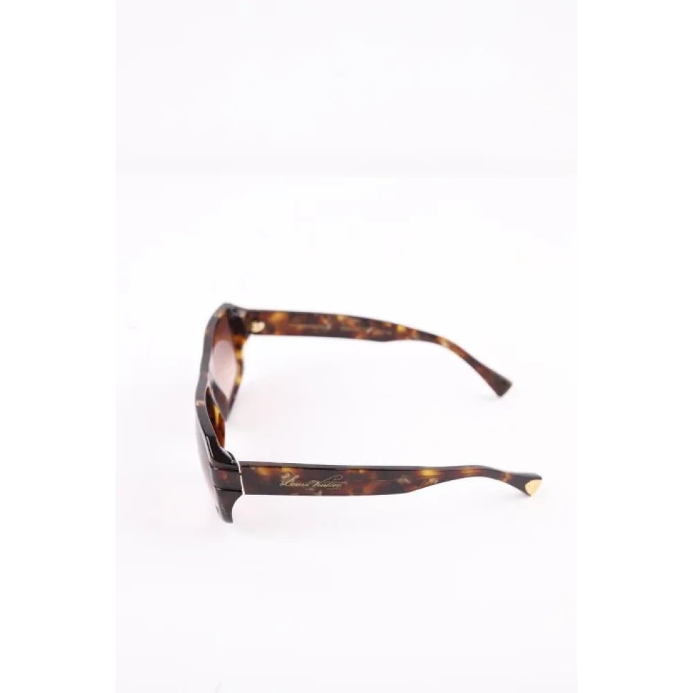 Louis Vuitton Vintage Pre-owned Plastic sunglasses Black Dames