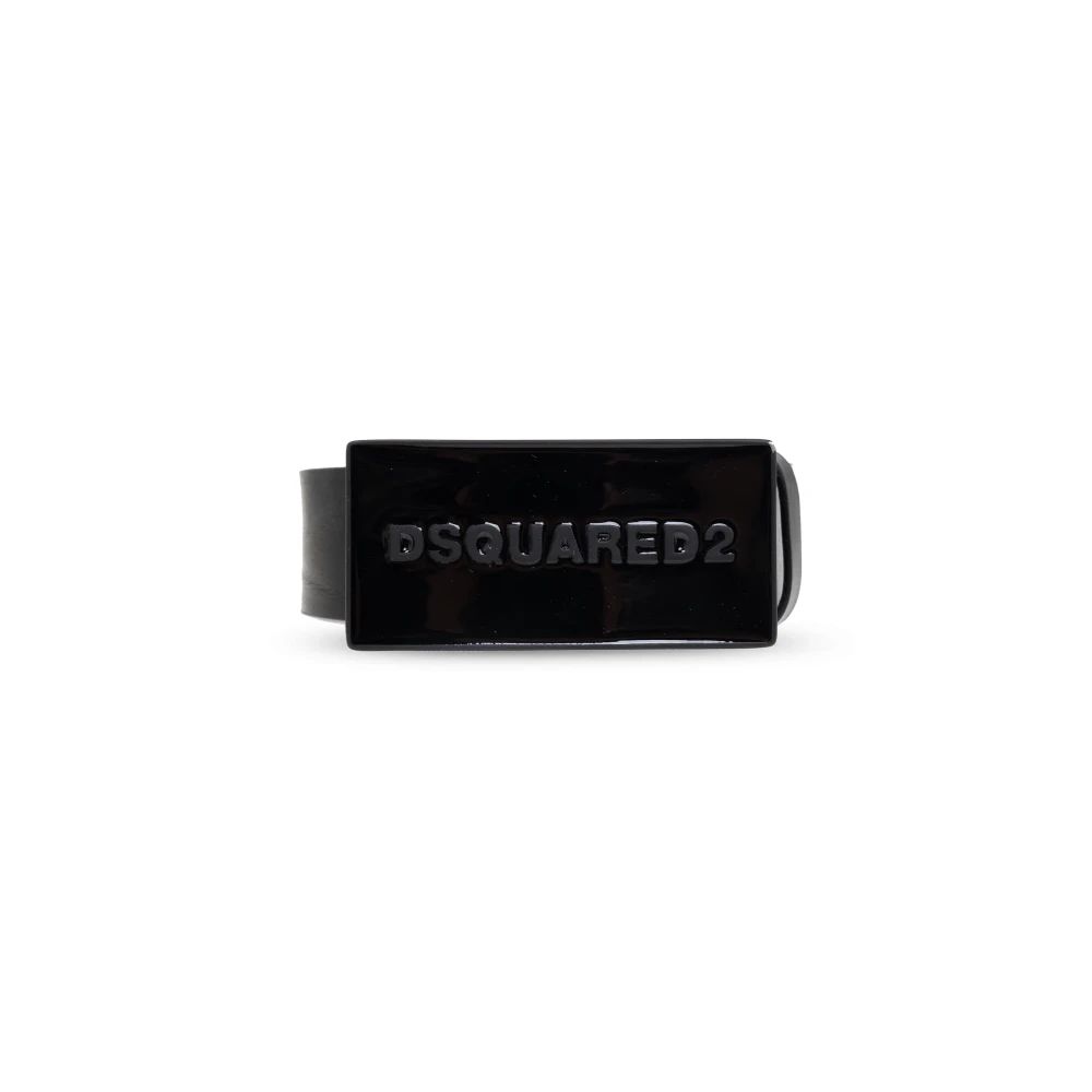 Dsquared2 Herr Svart Accessoarer 85 Cm, Läder, Läderbälte