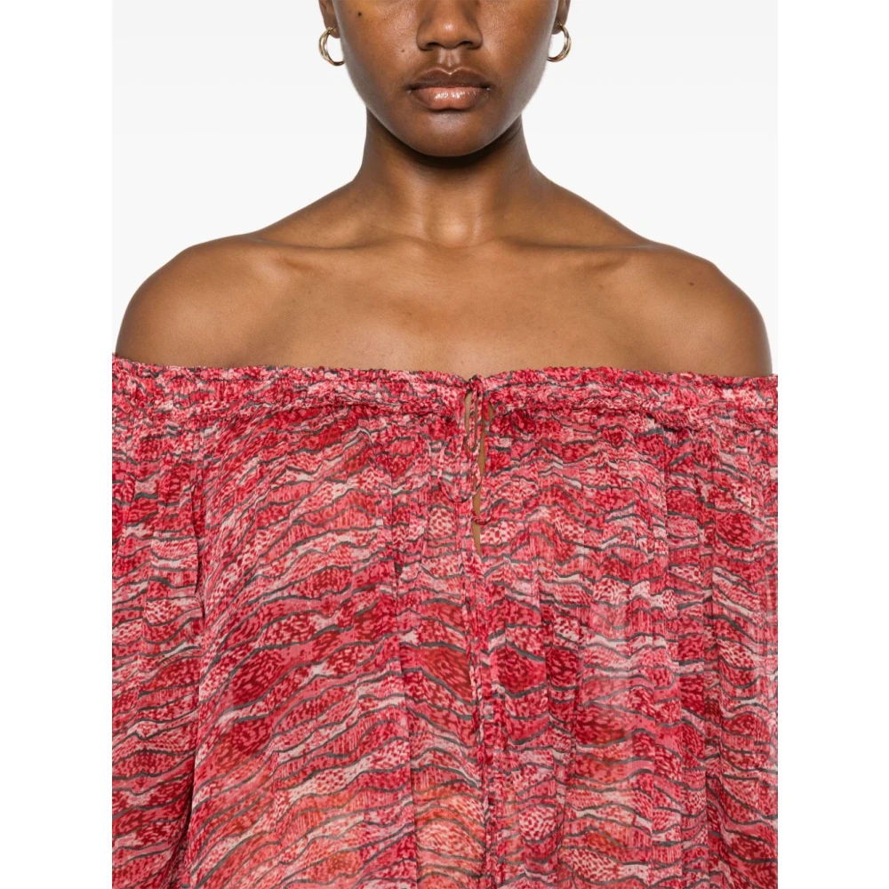Isabel Marant Étoile Rode Etoile Shirts voor Vrouwen Red Dames