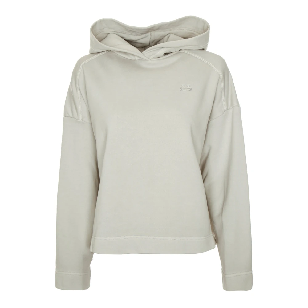 Drykorn Raiana Sweatshirt met capuchon en stiksels Beige Heren