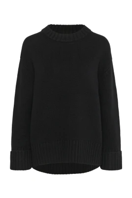 Svart Crew Neck Tröja