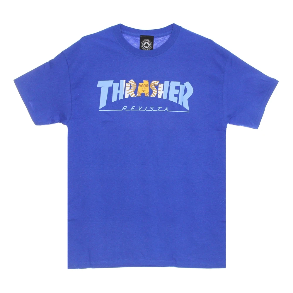 Thrasher Argentijnse Stijl Heren T-shirt Blue Unisex