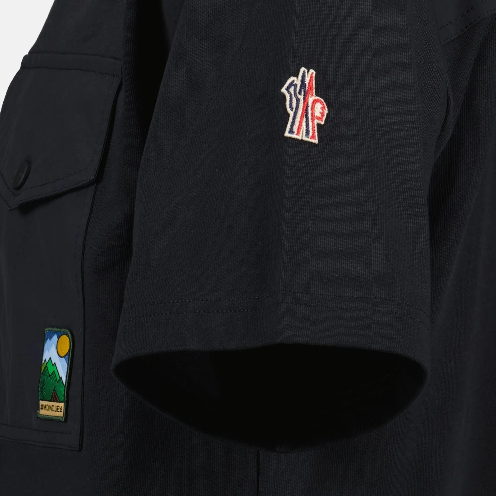 Moncler Zak T-shirt Black Heren