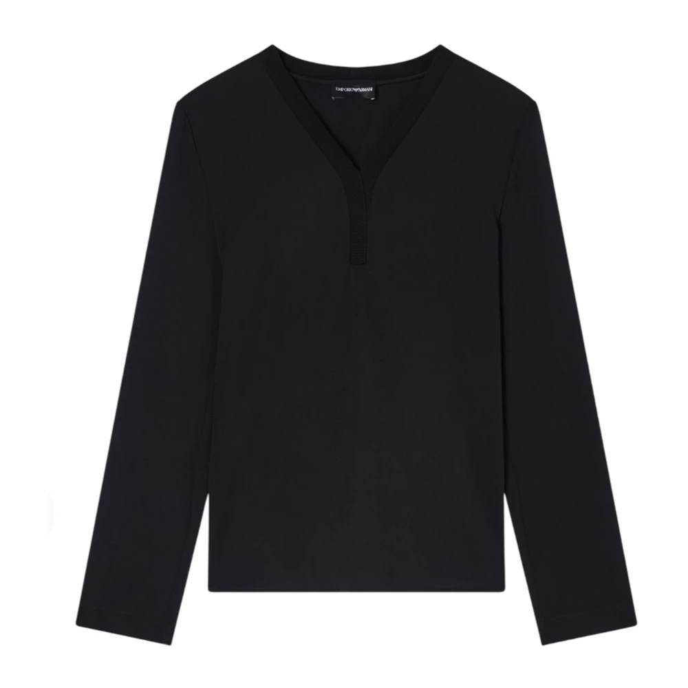 Emporio Armani Mujer Negro Blusas Y Camisas, Talla: 2XL