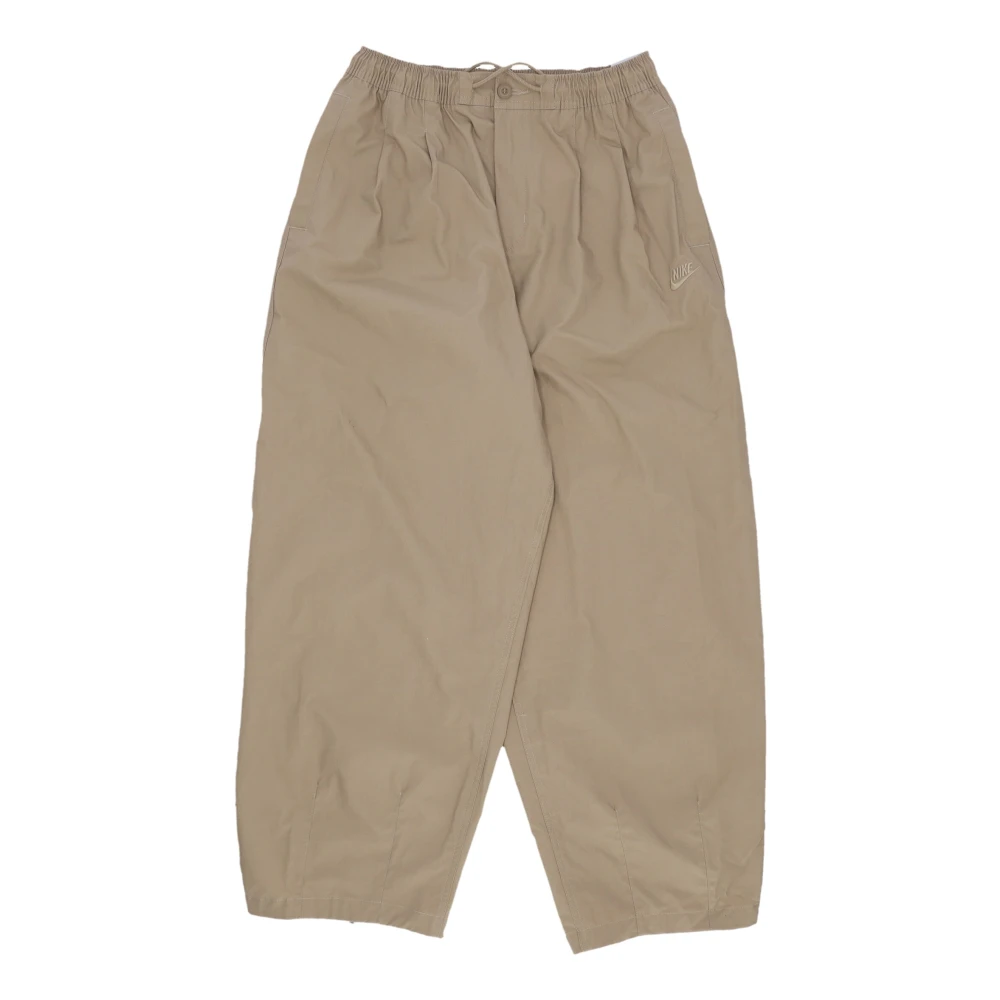 Nike Men's Beige Balloon Pant Khaki Club Trousers - Trousers & Shorts - S - Sport
