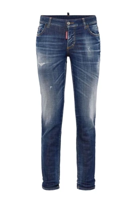 Marinblå Skinny Jeans