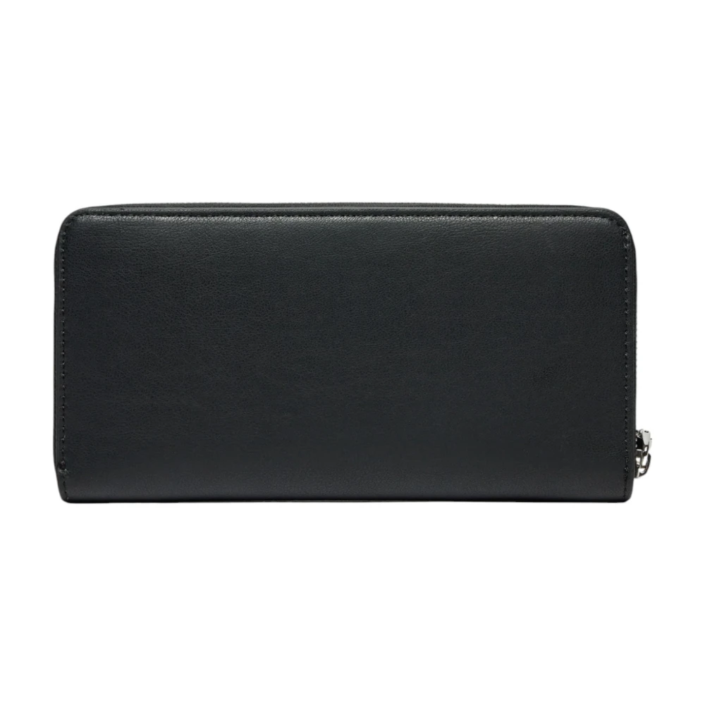 Calvin Klein Zwarte ritsportemonnee lente zomer vrouwen Black Dames