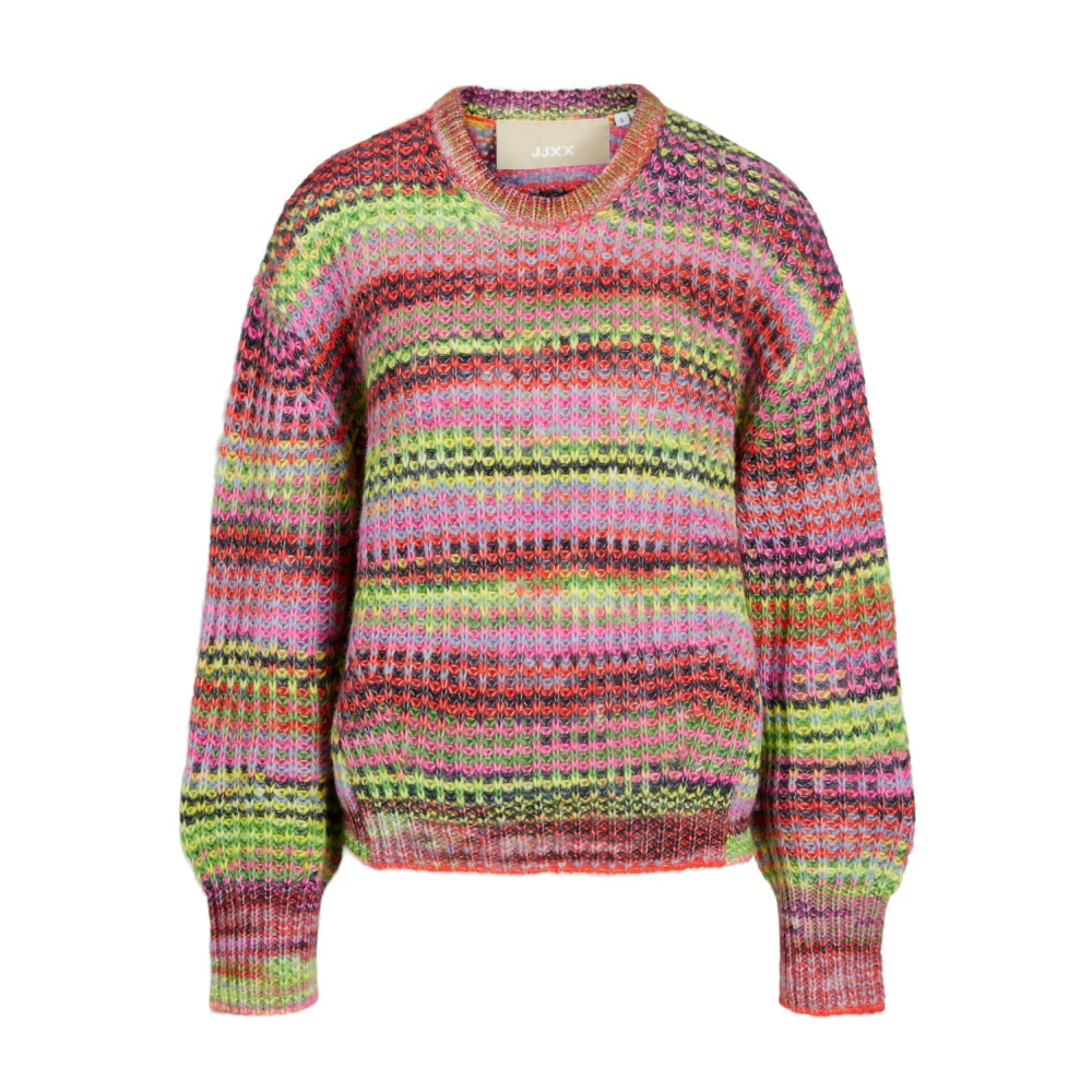 Jack & jones Space Dye Crew Neck Gebreid Multicolor Dames