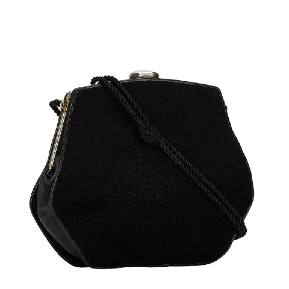 Fendi Vintage Pre-owned Leather fendi-bags Black Dames