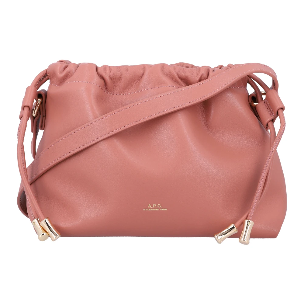 A.p.c. Donkerroze Handtas Ninon Mini Tas Brown Dames