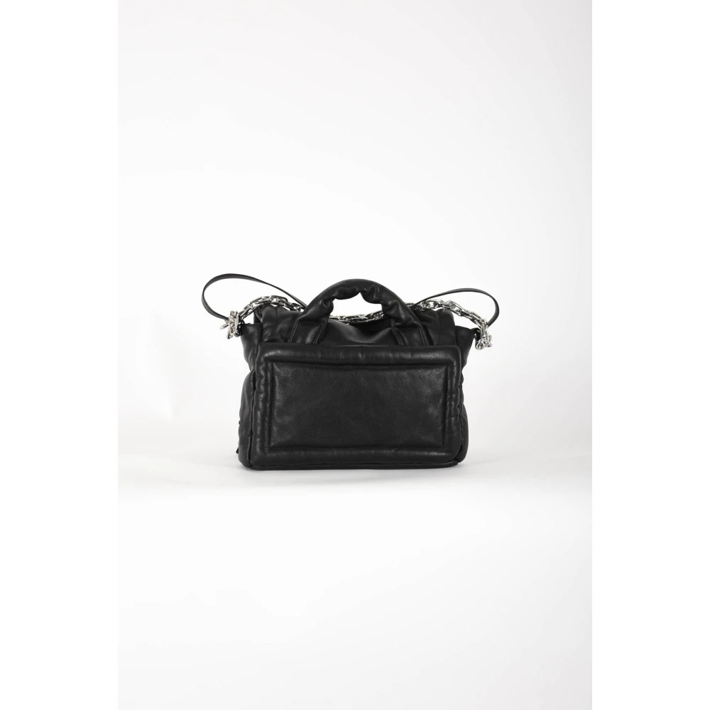 Vic Matié Leren Schoudertas Lisa Model Black Dames