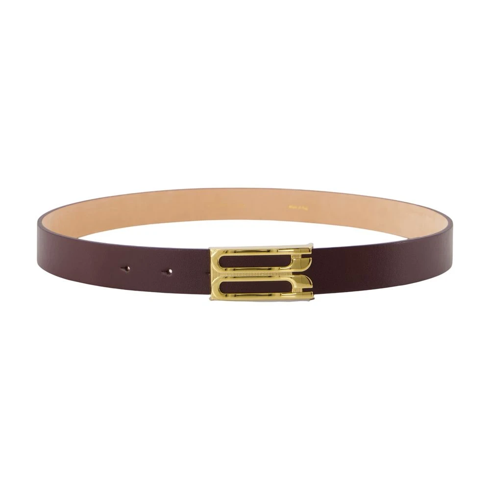 Victoria Beckham Women's Red Dorian Frame Belt - Belts - 90 Cm - Accessories
