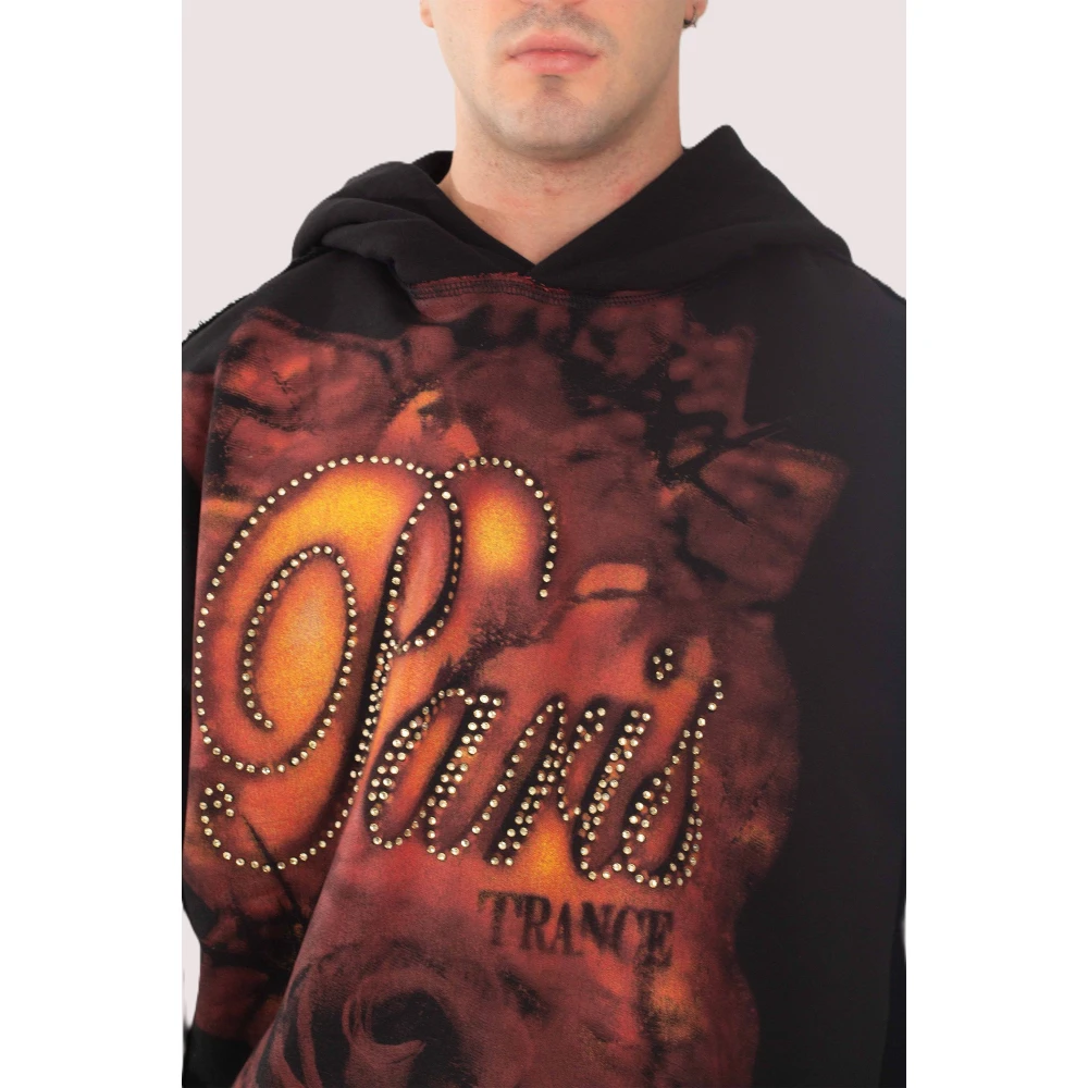 Misbhv Zwarte Paris Trance Hoodie Black Heren