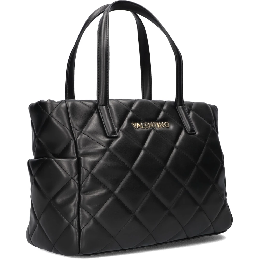 Valentino Zwarte Ocarina Shopping Schoudertas Black Dames