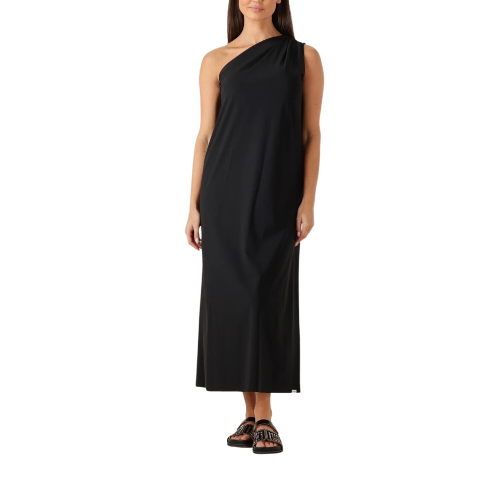 Penn&Ink N.Y Zwarte Wikkeljurk Black Dames