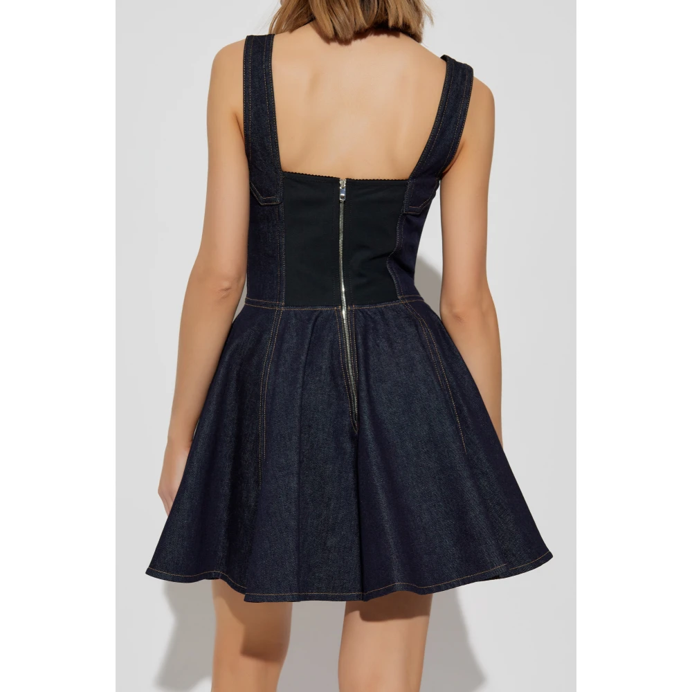Dolce & Gabbana Denim jurk met bandjes Blue Dames