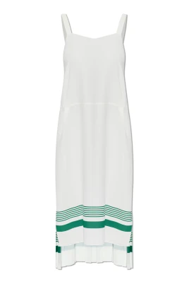 Runway Asymmetric Pleated Dress