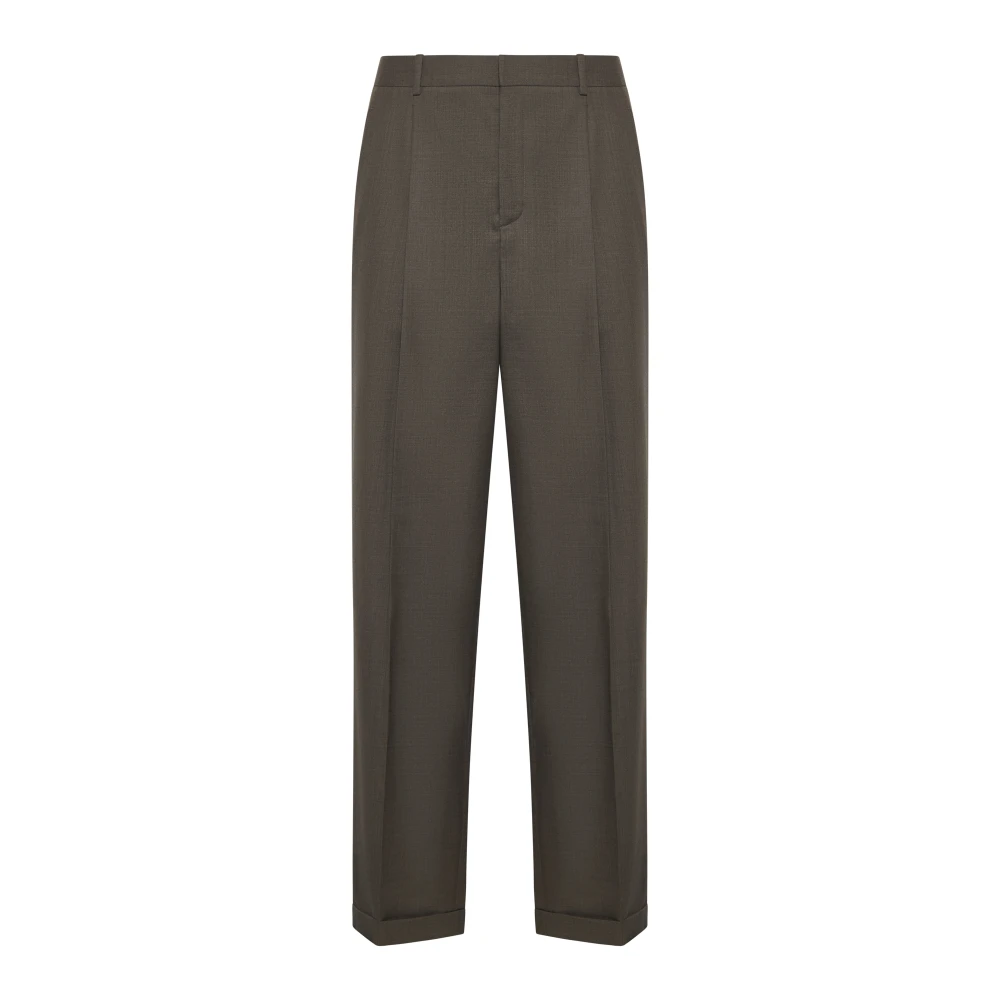 Saint Laurent Tailored Trousers Brown Heren