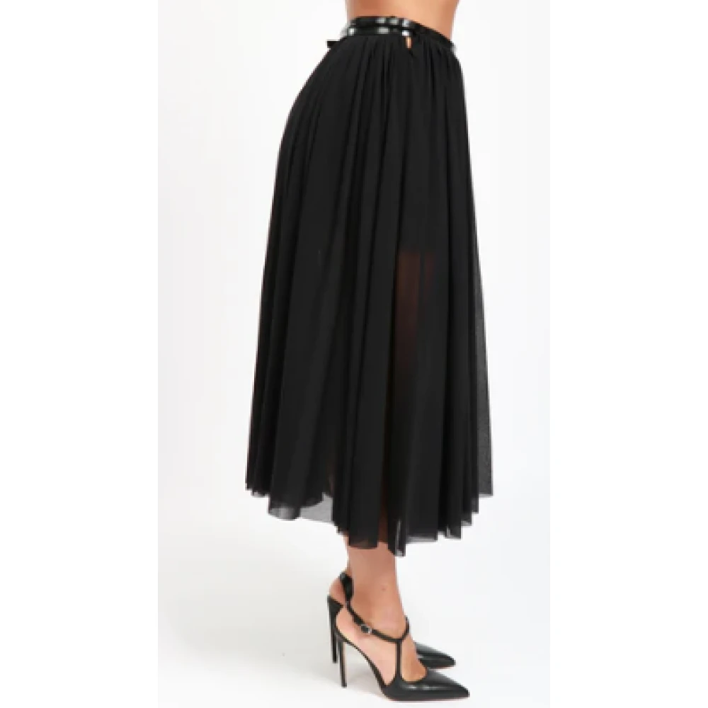 Philosophy di Lorenzo Serafini Stretch tule rok Black Dames