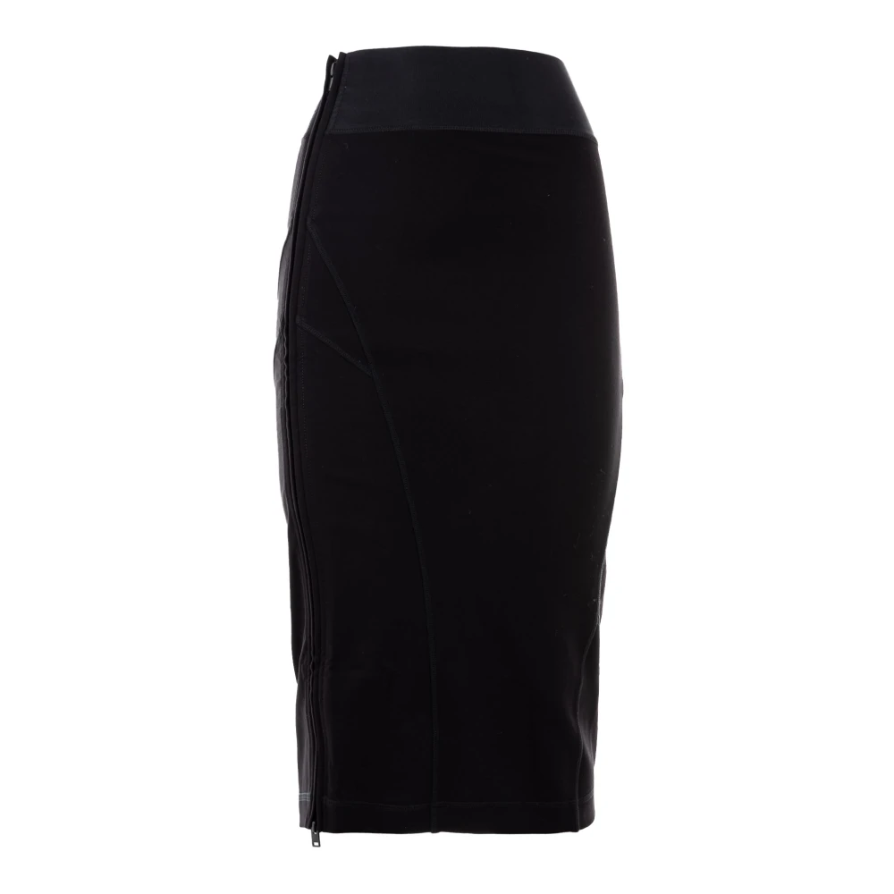 Diesel Zwarte rok voor vrouwen Black Dames