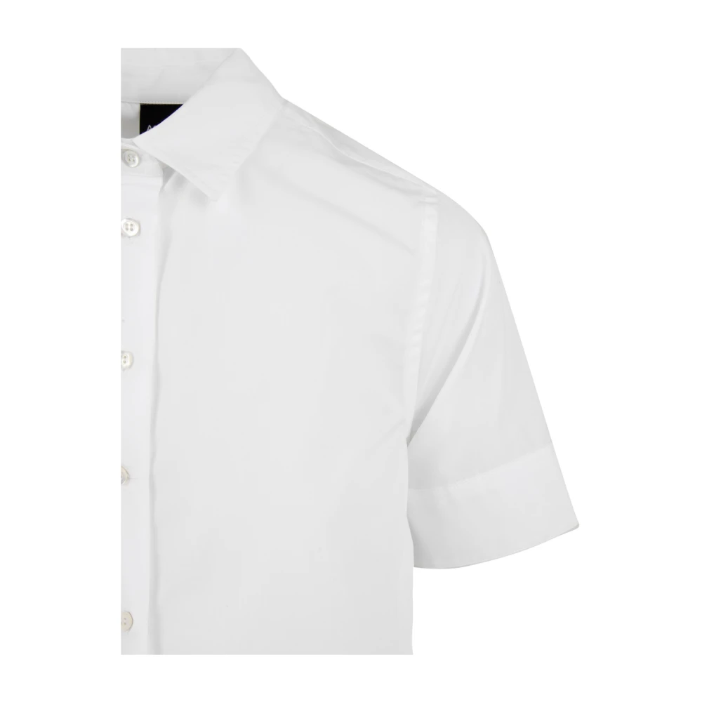 Aspesi Witte Damesoverhemd Model 5420 White Dames