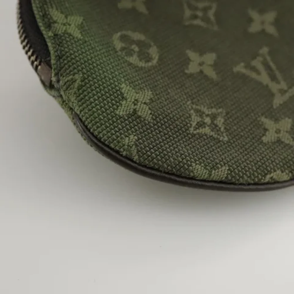 Louis Vuitton Vintage Pre-owned Canvas wallets Green Dames