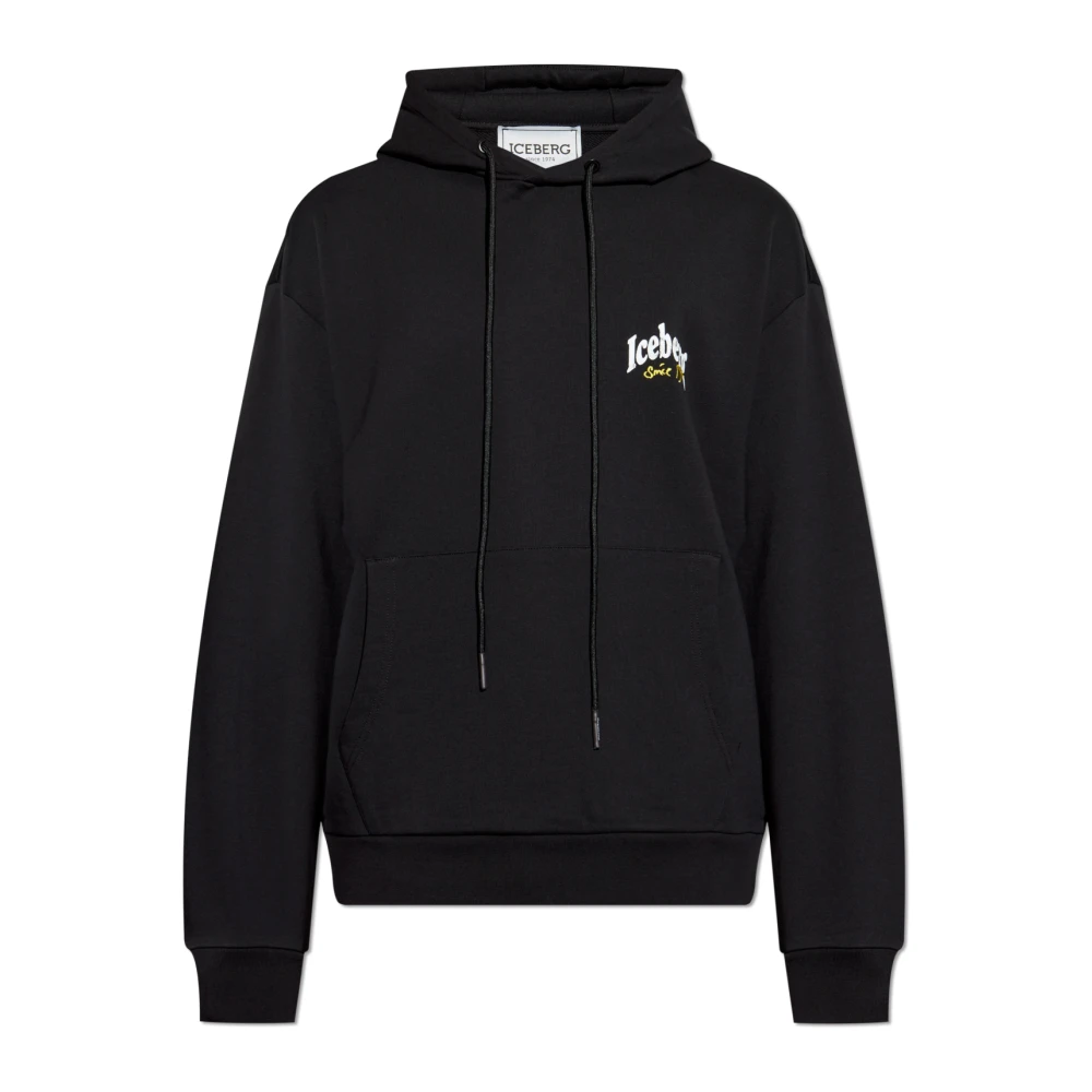 Iceberg Hoodie Black Heren