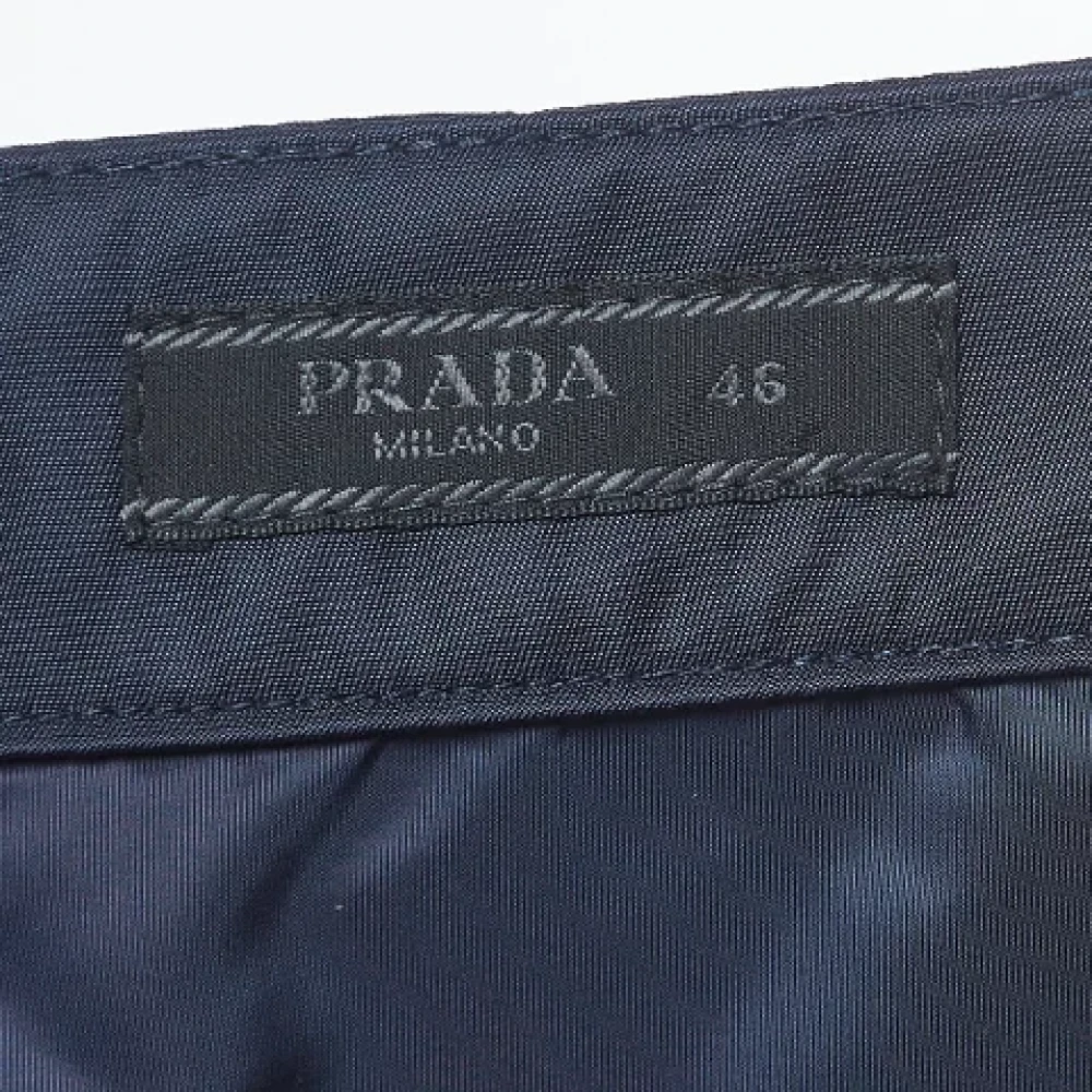 Prada Vintage Pre-owned Nylon tops Blue Dames