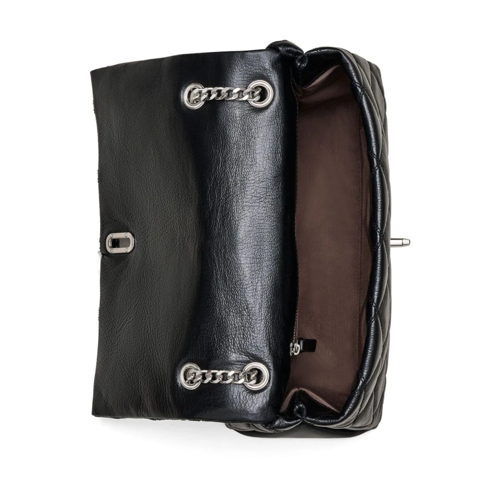 Marc Jacobs Zwarte Dubbele Kettingtas Black Dames