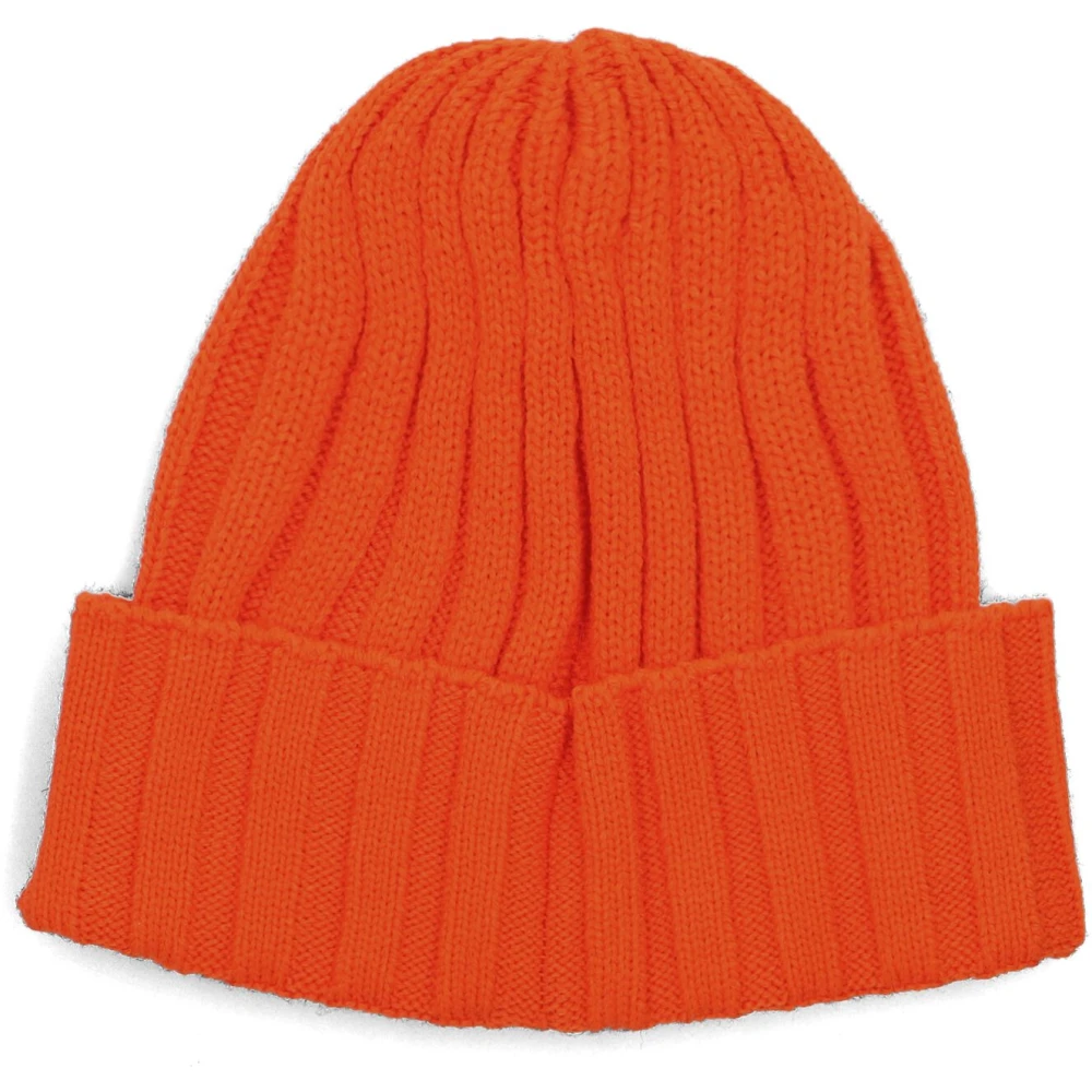Calvin Klein Monogram Rib Beanie Rood Red Dames