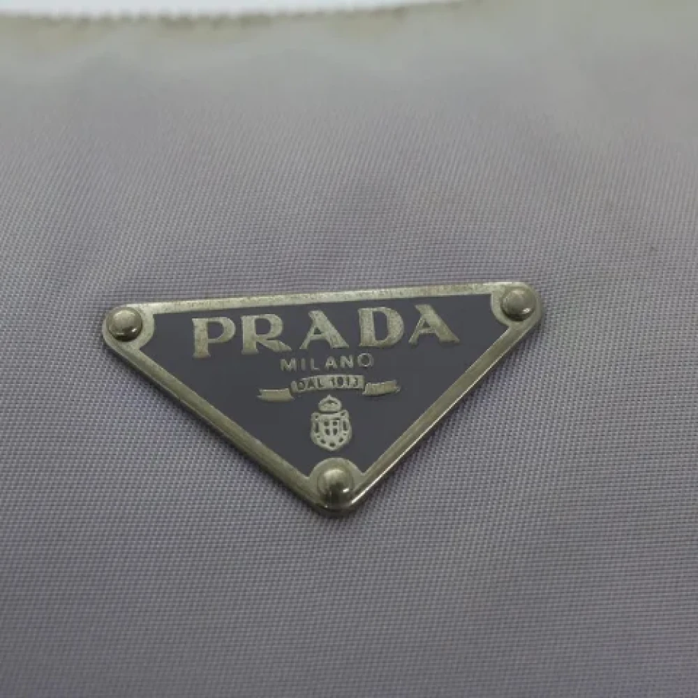 Prada Vintage Pre-owned Fabric prada-bags Purple Dames